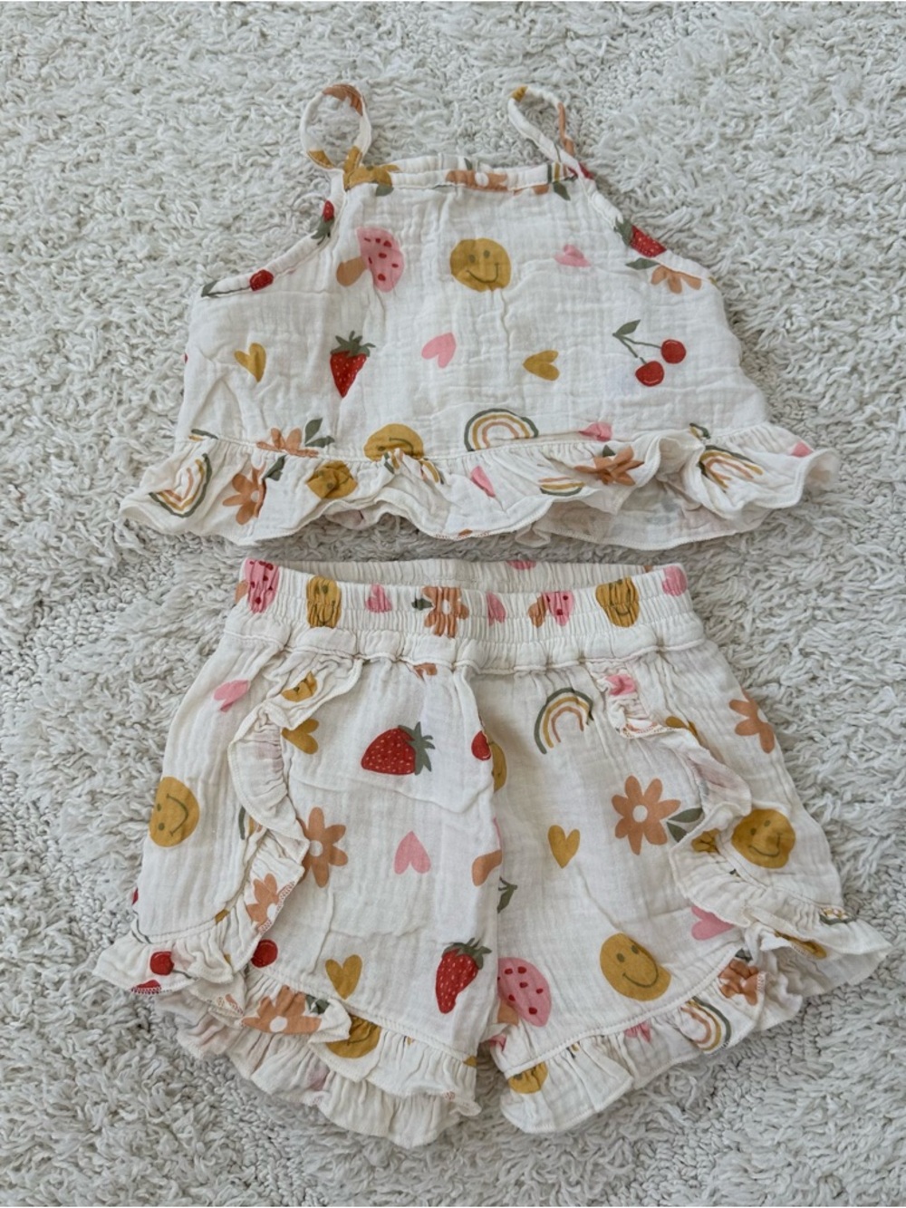 Wild Wawa Ruffle Short Set